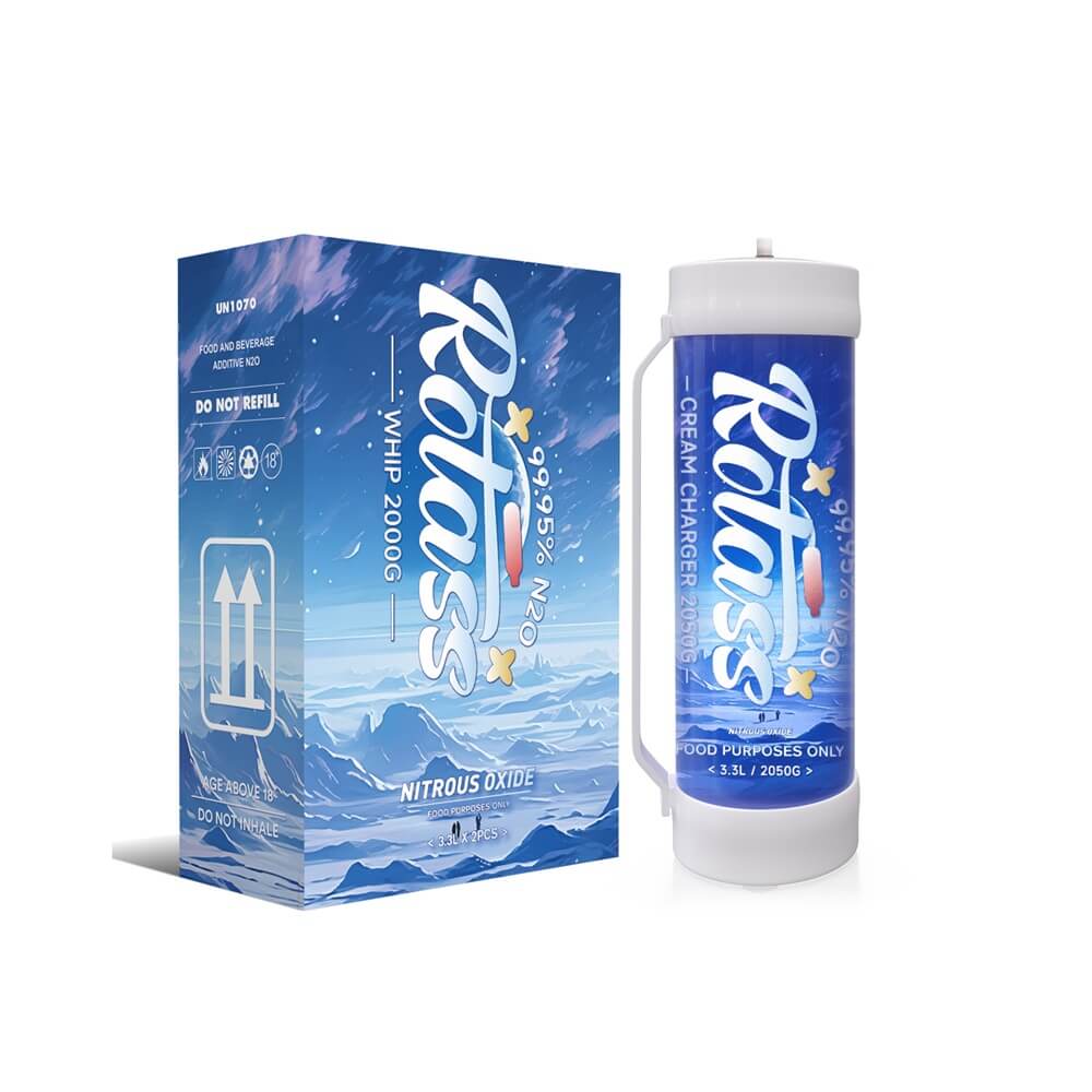 Rotass 3.3L Nitrous Oxide Cylinder 2000 Gram Cream Charger